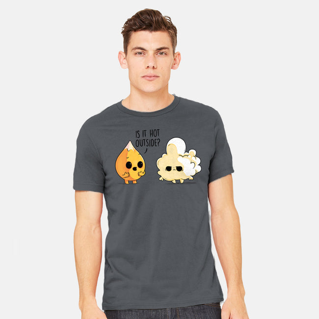 Hot Outside-mens heavyweight tee-Naolito