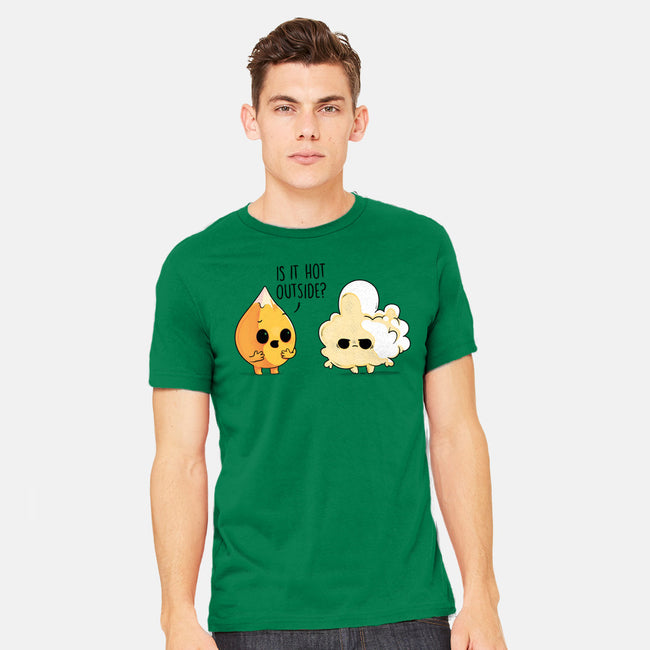 Hot Outside-mens heavyweight tee-Naolito