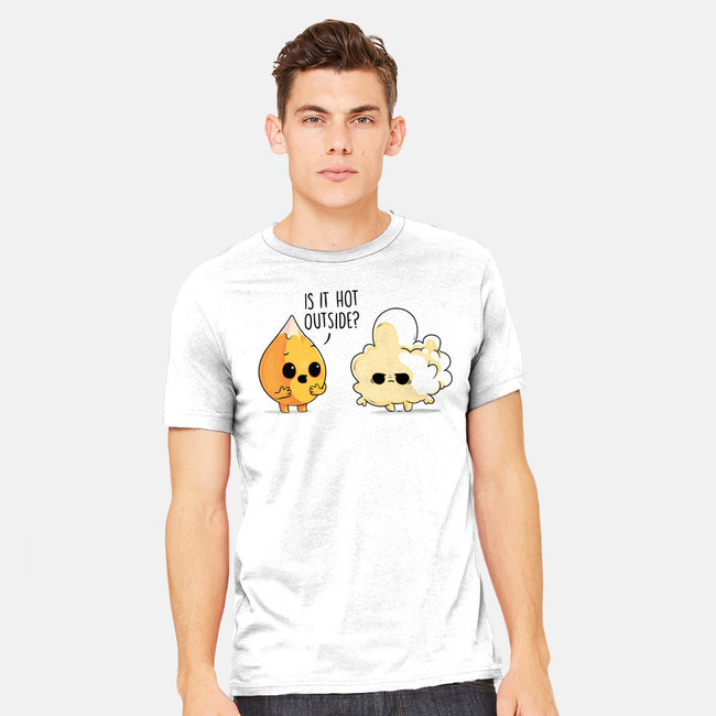 Hot Outside-mens heavyweight tee-Naolito