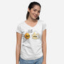 Hot Outside-womens v-neck tee-Naolito