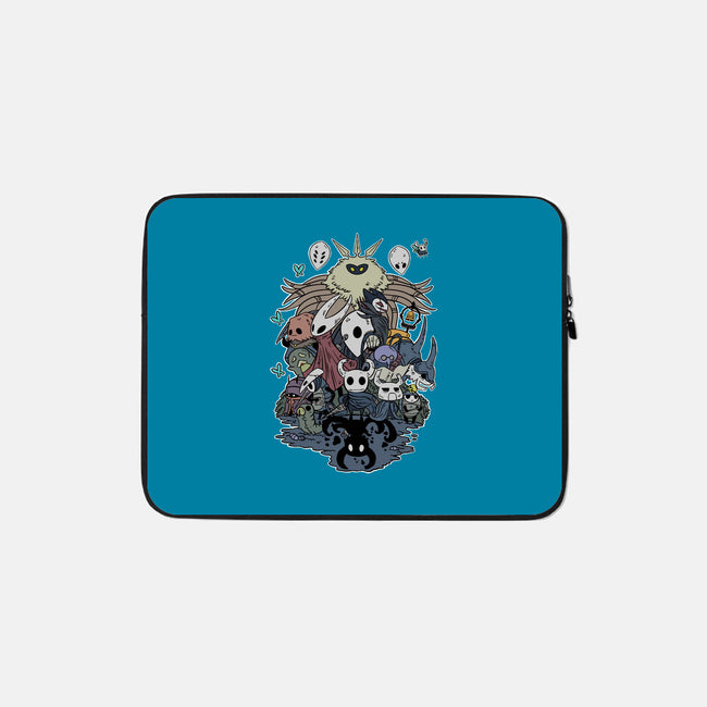 Hollow Party-none zippered laptop sleeve-JailbreakArts