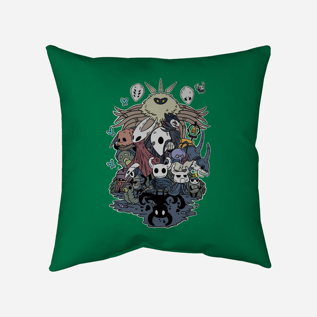Hollow Party-none removable cover w insert throw pillow-JailbreakArts