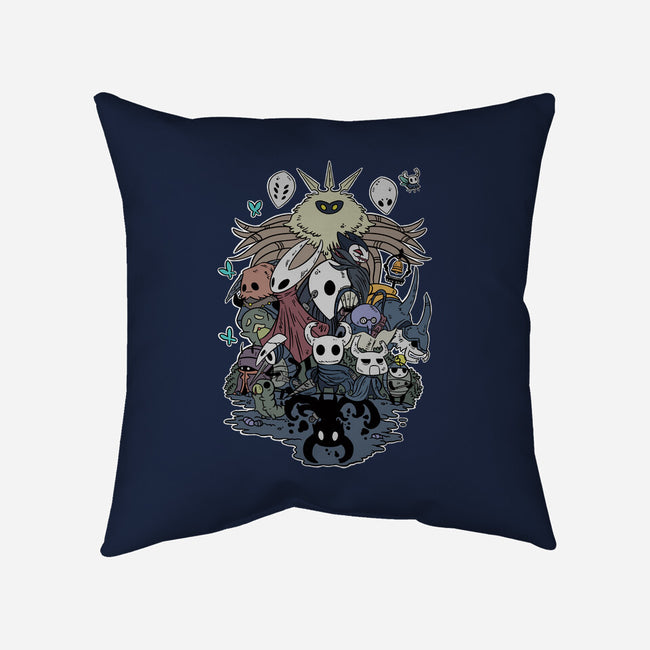 Hollow Party-none removable cover w insert throw pillow-JailbreakArts