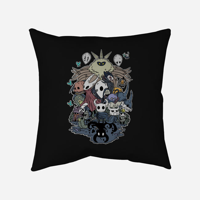 Hollow Party-none removable cover throw pillow-JailbreakArts