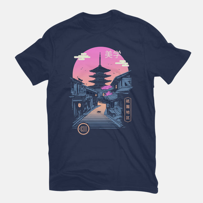 Pagoda Wave Aesthetics-womens fitted tee-vp021