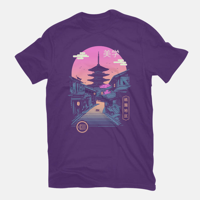Pagoda Wave Aesthetics-womens fitted tee-vp021