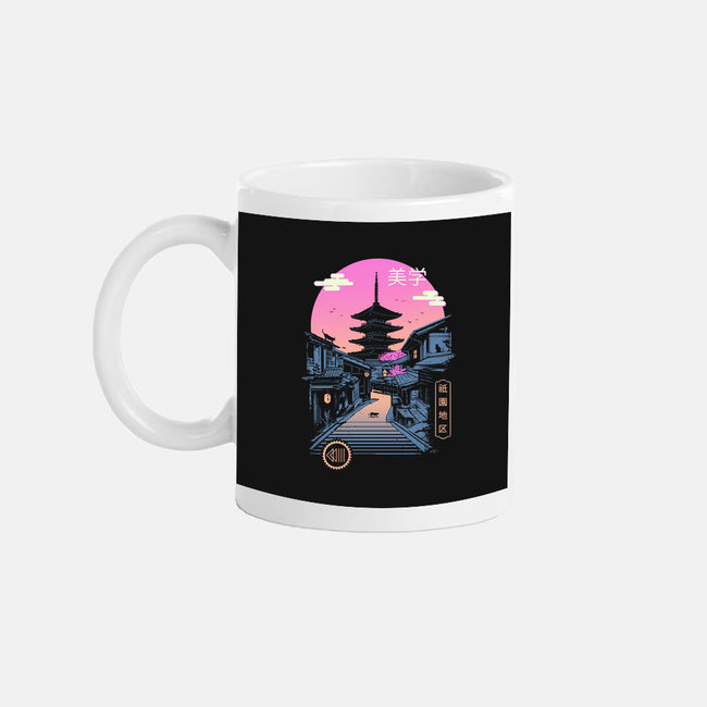 Pagoda Wave Aesthetics-none glossy mug-vp021