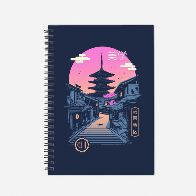 Pagoda Wave Aesthetics-none dot grid notebook-vp021