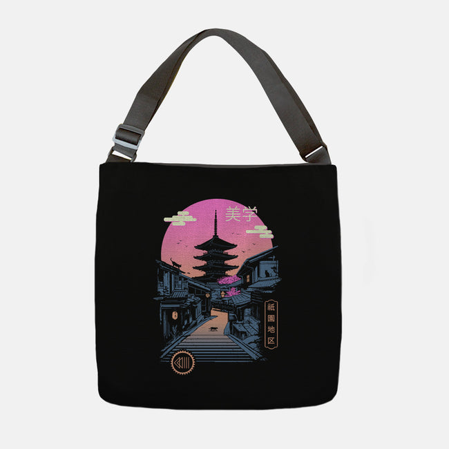 Pagoda Wave Aesthetics-none adjustable tote-vp021