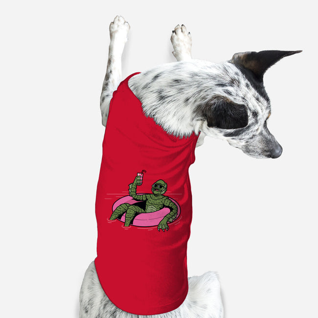 Black Lagoon Vibes-dog basic pet tank-jasesa