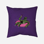 Black Lagoon Vibes-none removable cover w insert throw pillow-jasesa