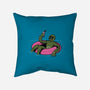 Black Lagoon Vibes-none removable cover w insert throw pillow-jasesa