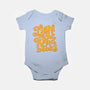 Fight Evil, Read Books-baby basic onesie-Agu Luque