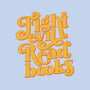 Fight Evil, Read Books-mens basic tee-Agu Luque