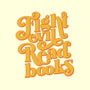 Fight Evil, Read Books-none stretched canvas-Agu Luque