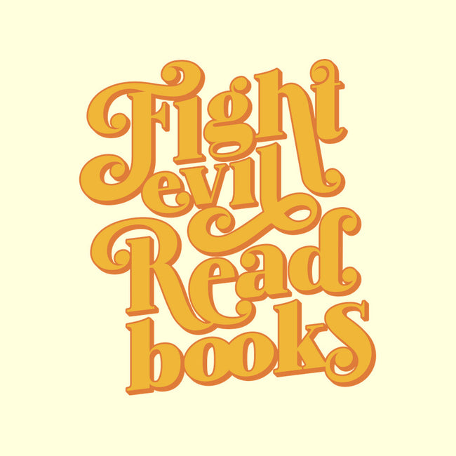 Fight Evil, Read Books-unisex kitchen apron-Agu Luque