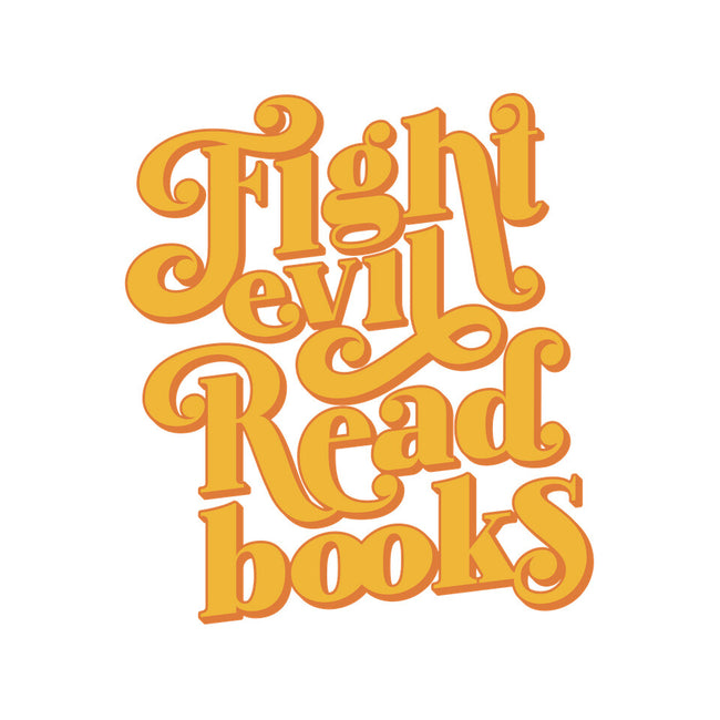 Fight Evil, Read Books-none outdoor rug-Agu Luque