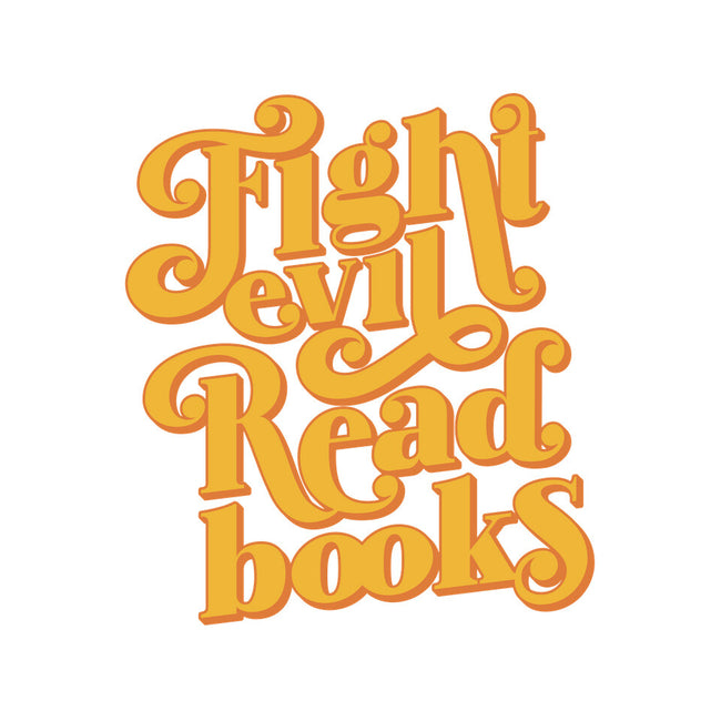 Fight Evil, Read Books-none drawstring bag-Agu Luque