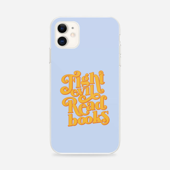 Fight Evil, Read Books-iphone snap phone case-Agu Luque