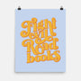 Fight Evil, Read Books-none matte poster-Agu Luque