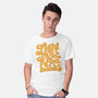 Fight Evil, Read Books-mens basic tee-Agu Luque