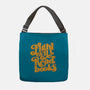 Fight Evil, Read Books-none adjustable tote-Agu Luque