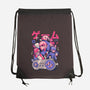 Retro Gang-none drawstring bag-eduely