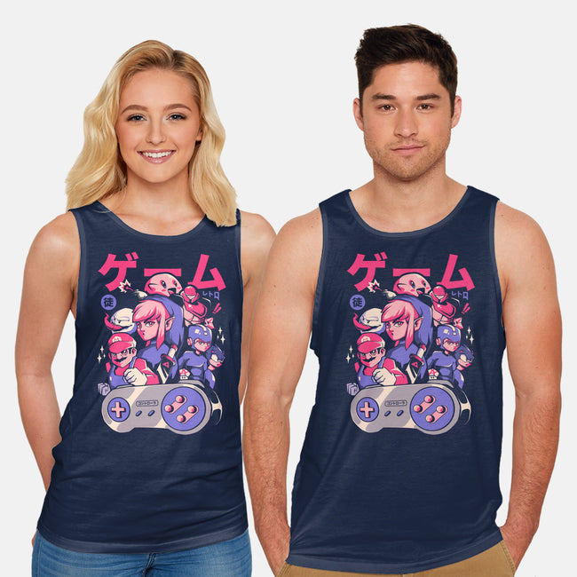 Retro Gang-unisex basic tank-eduely