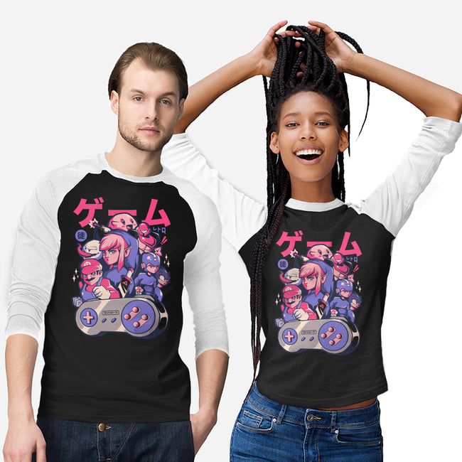 Retro Gang-unisex baseball tee-eduely
