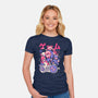 Retro Gang-womens fitted tee-eduely