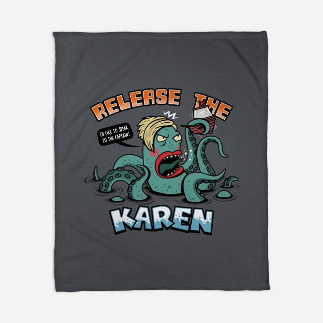 Release the Karen-none fleece blanket-Boggs Nicolas