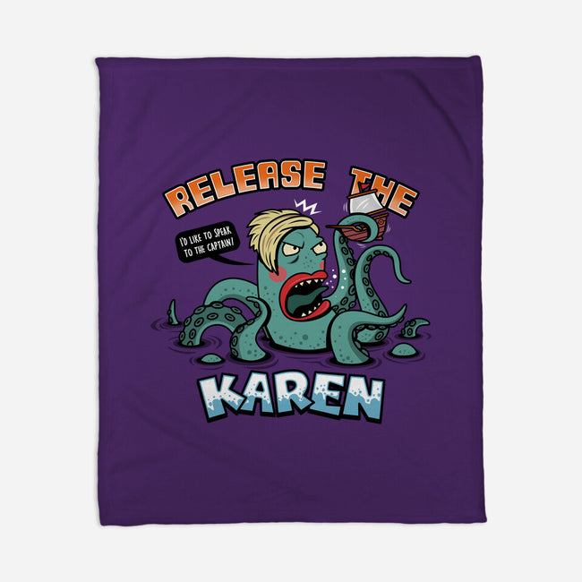 Release the Karen-none fleece blanket-Boggs Nicolas