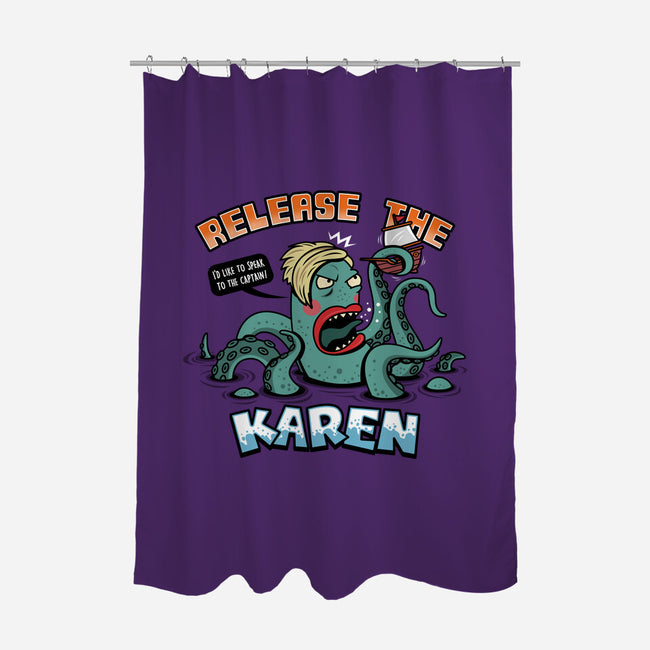 Release the Karen-none polyester shower curtain-Boggs Nicolas