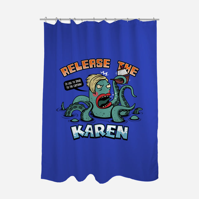 Release the Karen-none polyester shower curtain-Boggs Nicolas