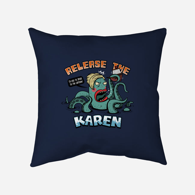 Release the Karen-none removable cover w insert throw pillow-Boggs Nicolas