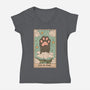 Ace of Paws-womens v-neck tee-Thiago Correa
