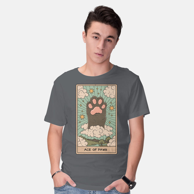 Ace of Paws-mens basic tee-Thiago Correa