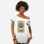 Ace of Paws-womens off shoulder tee-Thiago Correa