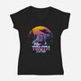 The Truth is Out There-womens v-neck tee-Feilan