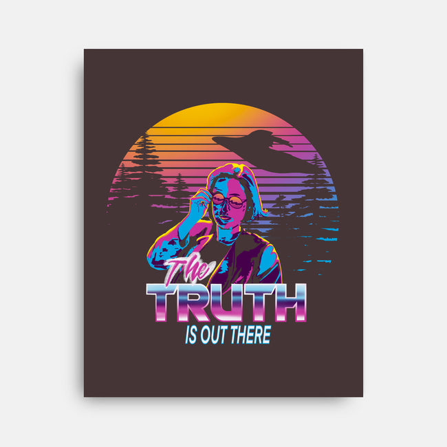 The Truth is Out There-none stretched canvas-Feilan