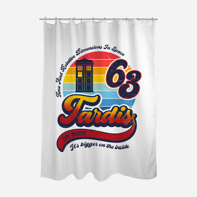 Bigger on the Inside-none polyester shower curtain-DrMonekers