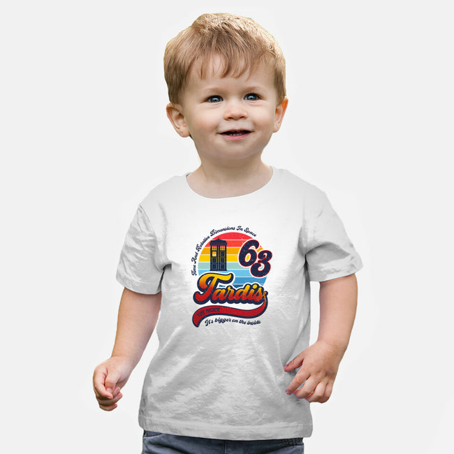 Bigger on the Inside-baby basic tee-DrMonekers