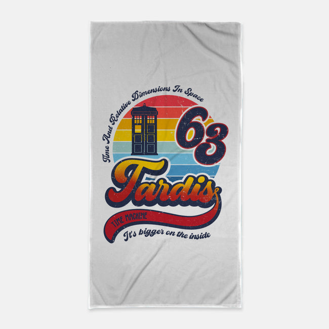 Bigger on the Inside-none beach towel-DrMonekers