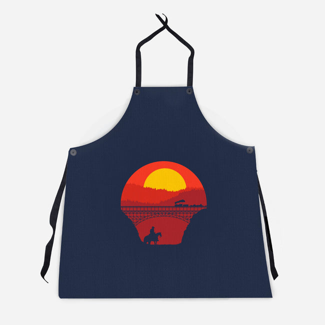 Wild West-unisex kitchen apron-Astoumix