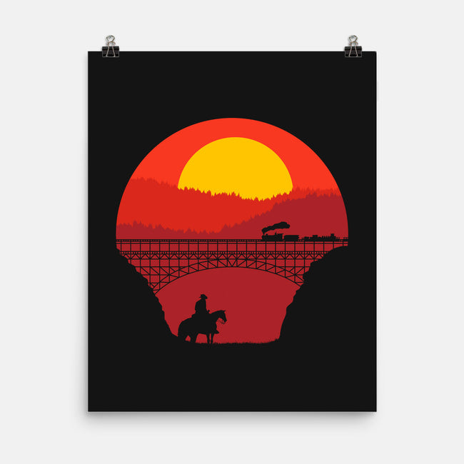 Wild West-none matte poster-Astoumix