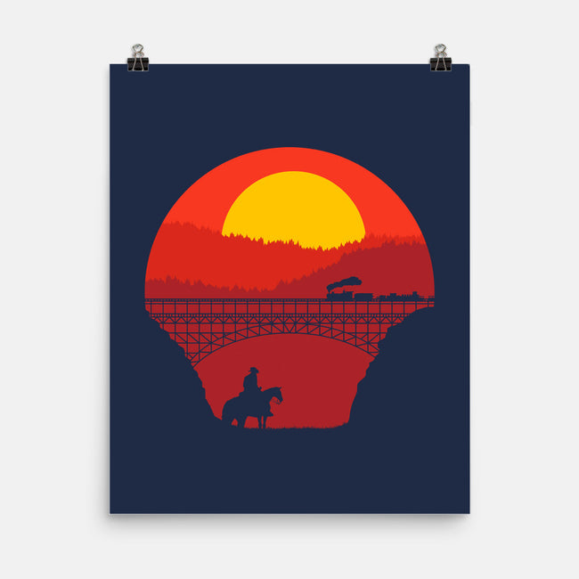 Wild West-none matte poster-Astoumix