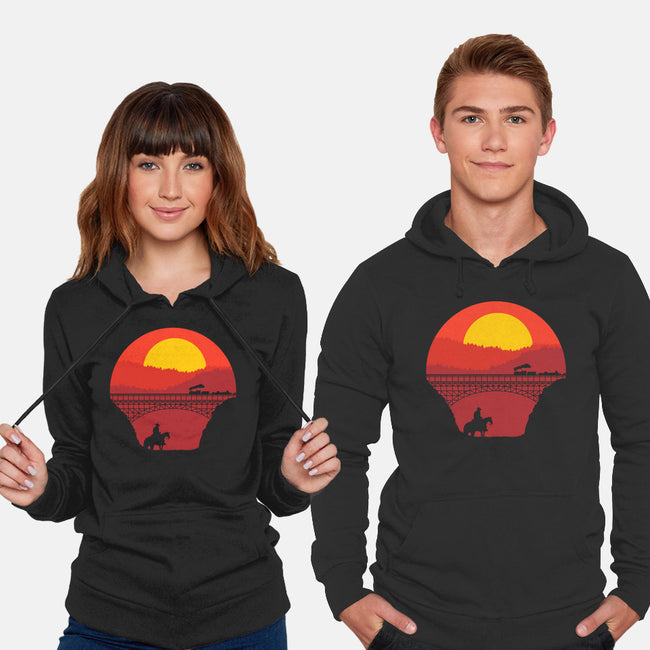 Wild West-unisex pullover sweatshirt-Astoumix