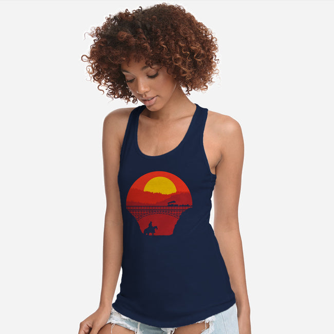 Wild West-womens racerback tank-Astoumix