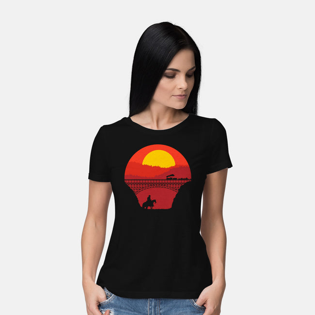 Wild West-womens basic tee-Astoumix