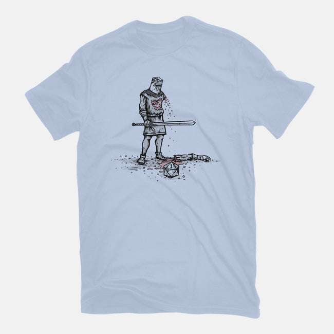 Rolling a One-womens basic tee-kg07